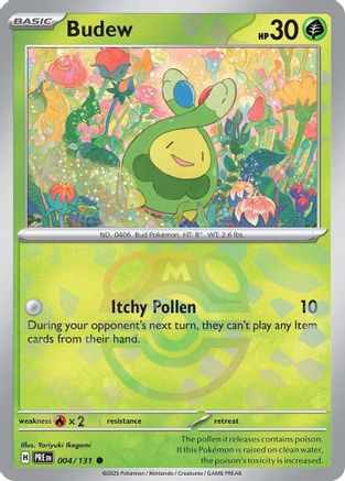 Budew (Master Ball Pattern) 004/131 - Holofoil Prismatic Evolutions