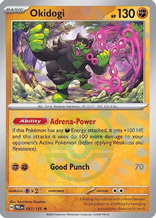 Okidogi (Master Ball Pattern) 057/131 - Holofoil Prismatic Evolutions