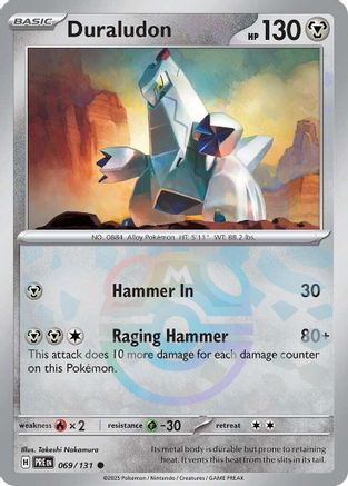 Duraludon (Master Ball Pattern) 069/131 - Holofoil Prismatic Evolutions
