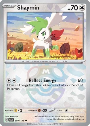 Shaymin (Master Ball Pattern) 087/131 - Holofoil Prismatic Evolutions