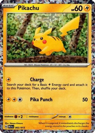 Pikachu 002/015  - Holofoil McDonalds Promos 2024