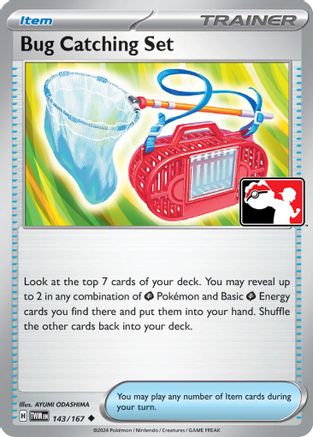 Bug Catching Set 143/167  Prize Pack Series Cards