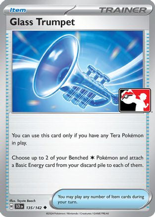 Glass Trumpet 135/142  - Holofoil Prize Pack Series Cards
