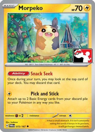 Morpeko 072  Prize Pack Series Cards
