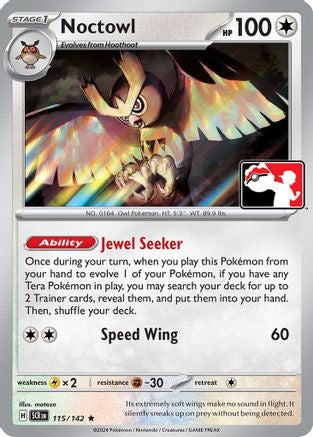 Noctowl 115/142  - Holofoil Prize Pack Series Cards
