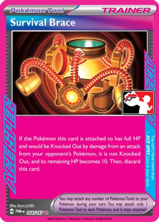 Survival Brace 164  - Holofoil Prize Pack Series Cards