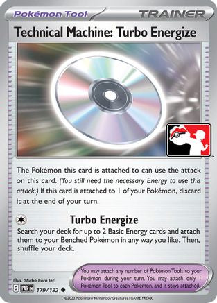Technical Machine: Turbo Energize 179  - Holofoil Prize Pack Series Cards