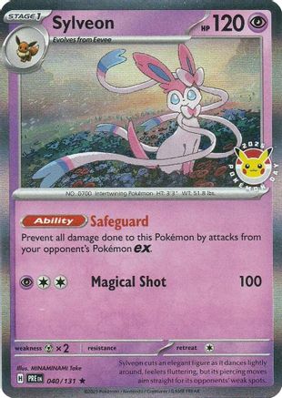 Sylveon (Pokemon Day) 040/131  - Holofoil Miscellaneous Cards & Products