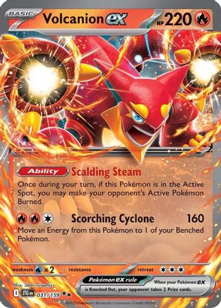 Volcanion ex 031/159 - Holofoil Journey Together - Double Rare