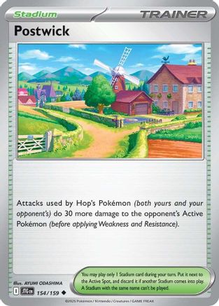 Postwick 154/159 - Reverse Holofoil Journey Together - Uncommon