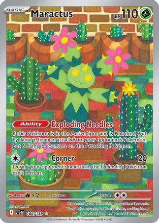 Maractus 160/159 - Holofoil Journey Together - Illustration Rare