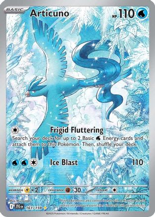 Articuno 161/159 - Holofoil Journey Together - Illustration Rare