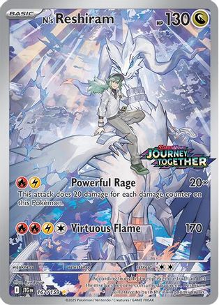 N's Reshiram (Journey Together Stamped) 167/159  - Holofoil Miscellaneous Cards & Products