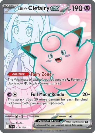 Lillie's Clefairy ex 173/159 - Holofoil Journey Together - Ultra Rare