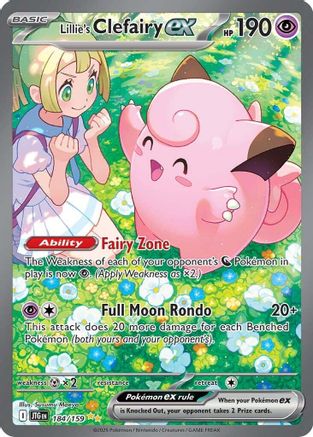 Lillie's Clefairy ex 184/159 - Holofoil Journey Together - Special Illustration Rare
