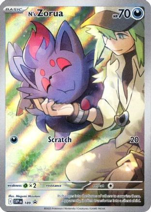 N's Zorua 189  - Holofoil SV Scarlet & Violet Promo Cards
