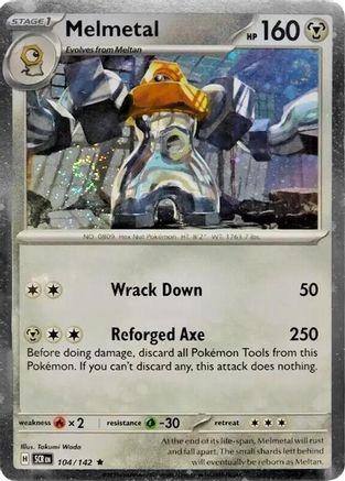 Melmetal (Cosmos Holo) 104/142  - Holofoil Miscellaneous Cards & Products