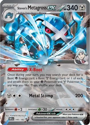 Steven's Metagross ex 145/182 - Holofoil Destined Rivals