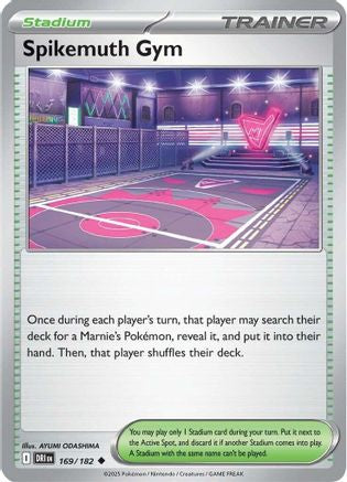 Spikemuth Gym 169/182 - Reverse Holofoil Destined Rivals - Uncommon