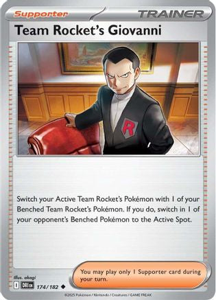 Team Rocket's Giovanni 174/182 Destined Rivals - Uncommon