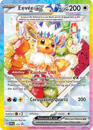 Eevee ex 174  - Holofoil SV Scarlet & Violet Promo Cards