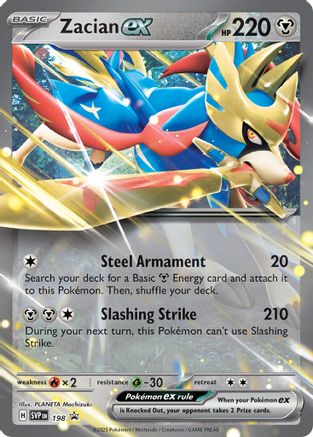 Zacian ex 198  - Holofoil SV Scarlet & Violet Promo Cards