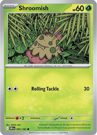 Shroomish 005/182 Destined Rivals - Common