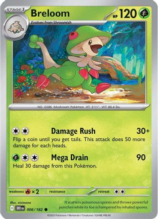Breloom 006/182 Destined Rivals - Common