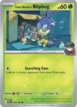 Team Rocket's Blipbug 015/182 Destined Rivals - Common
