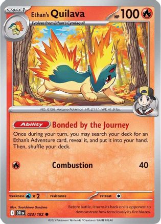 Ethan's Quilava 033/182 Destined Rivals - Common