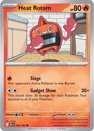 Heat Rotom 043/182 Destined Rivals - Common
