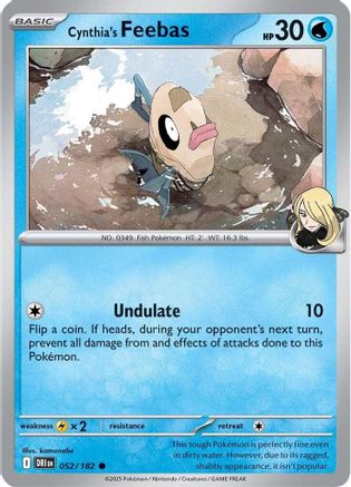 Cynthia's Feebas 052/182 Destined Rivals - Common