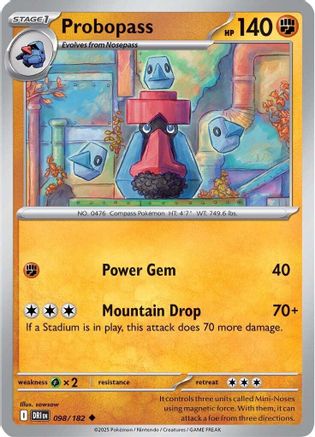 Probopass 098/182 Destined Rivals - Uncommon