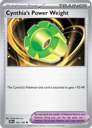Cynthia's Power Weight 162/182 Destined Rivals - Uncommon