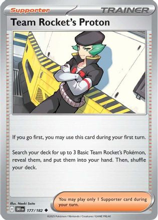 Team Rocket's Proton 177/182 Destined Rivals - Uncommon