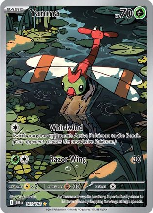 Yanma 183/182 - Holofoil Destined Rivals