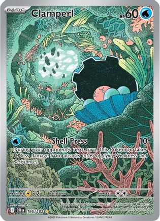 Clamperl 195/182 - Holofoil Destined Rivals