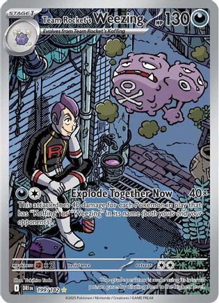 Team Rocket's Weezing 199/182 - Holofoil Destined Rivals
