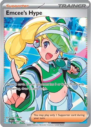 Emcee's Hype 220/182 - Holofoil Destined Rivals