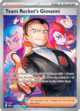 Team Rocket's Giovanni 238/182 - Holofoil Destined Rivals