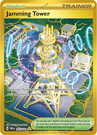 Jamming Tower 243/182 - Holofoil Destined Rivals