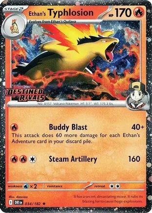 Ethan's Typhlosion (Prerelease) 034  - Holofoil Miscellaneous Cards & Products