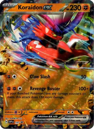 Koraidon ex 197  - Holofoil SV Scarlet & Violet Promo Cards