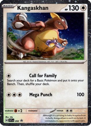 Kangaskhan (Cosmos Holo) 202  - Holofoil SV Scarlet & Violet Promo Cards