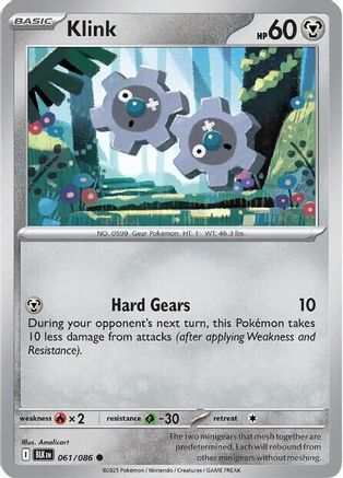 Klink 061/086 - Reverse Holofoil Black Bolt