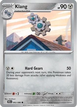 Klang 062/086 - Reverse Holofoil Black Bolt