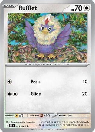 Rufflet 077/086  SV Black Bolt