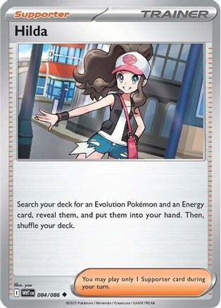 Hilda 084/086 - Reverse Holofoil White Flare