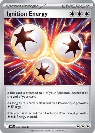 Ignition Energy 086 - Reverse Holofoil White Flare