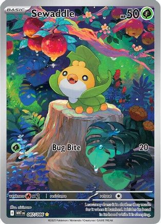 Sewaddle 087/086 - Holofoil White Flare